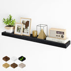 Fun Memories Floating Shelves for Wall, 48Inch Long Floating Shelves Set of 1, Hanging Shelf with Invisible Brackets, Wood Sh