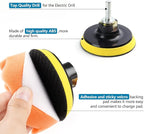 Buffing Pads for Drill 22PCS Foam Drill Buffing Kit Car Drill Polishing Kit for Car Sanding, Buffing, Waxing(18 Pads+2 Drill 
