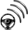 3pcs Universal Carbon Fiber Steering Wheel Cover - Anti-Slip & Segmented Design, Universal 99% Durable Steering Wheel Protect