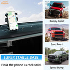 Aunginsy Center Console Dash Storage Organizer Tray Compatible with Toyota Tundra/Sequoia 2022-2026 Accessories, Dashboard Multi-Functional Phone Holder Storage Box Insert with Mobile Phone Mount