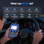 NEXAS NL101 OBD2 Scanner with Battery Tester - Check Engine Code Reader, Car Diagnostic Scanner with Live Data, Freeze Frame,