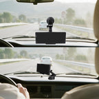 xik Universal CarPlay Screen Mount Pro - 2-in-1 CD Slot & Suction Cup Holder w/4-Button Anti-Shake Lock for CD Slot, Windshield & Dashboard, Fits 7" to 10.26" Car Monitors & GPS Displays