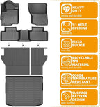 Floor Mats for Mitsubishi Outlander Sport 2011-2024, Outlander Sport Floor Mats Custom Fit Floor Liners & Seatback Mat & Cargo Liner, TPE Non-Slip Waterproof Summer Winter Outlander Mats Accessories