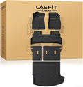LASFIT Floor Mats for Buick Envista 2024 2025 2026, All-Weather Protection TPE Car Mats Floor Liners 2 Rows & Cargo Mats & Seatback Mats Full Set for Buick Envista Accessories, Black