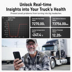 ANCEL HD110 Heavy Duty Truck Scanner with DPF Regen and Reset for Detroit Paccar Engine, Full System HDOBD & OBD2 Scanner for