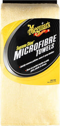 Meguiar's Supreme Shine Microfiber Towels for Cars, Absorbent Ultra-Plush Car Microfiber Towel Set for Effectively Removing Car Care Products Without Leaving Swirls, 3 Pack