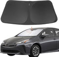 Front Windshield Sun Shade Foldable Car Front Window Sun Shade Windshield Shade Custom Fit for 2016-2022 Toyota Prius Hatchback Block UV Rays Accessories Heat Keep Cooler
