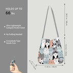 BeeGreen Reusable Grocery Shopping Bag -Travel Tote Bag - Foldable Compact Sturdy Bags
