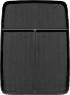 BestEvMod Center Console Front Organizer Compatible with Honda Prologue 2026 2025 2024 Accessories TPE Material Storage Tray Easy to Install and Clean Anti-Slip 3 Compartments