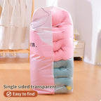 4 Pack Vacuum Storage Bags, Space Saver Bag Vacuum Seal Bags for Clothing Travel Moving Blankets Pillows Storage and Organiza