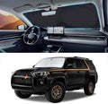 Car Windshield Sun Shade for 4Runner 2003-2009-Sunshade for Front Window Cover Custom Fit Toyota RAV4 4Runner Sequoia Land Cruiser Sun Visor Protector 210T Fabric Foldable Shades Block UV Ray (M+