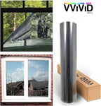 Complete Mirror Car Window Wrap Tint Glass Vinyl Film 30" x 60” 2-roll Combo Pack