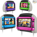 WONNIE Car Headrest Mount Holder for Tablets, Tablet Holder for Car Back Seat, Tablet Stand for Kids Fits for 7-12.9'' Devices, 4 Pack