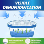 Moisture Absorbers, 12 Pack, Compact Dehumidifier for Closet, Efficient Humidity Absorber Boxes, Moisture Absorber for