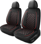 Leather Car Seat Covers,Breathable and Waterproof Napa Leather Automotive Seat Cover, Universal Interior for Cars, Sedans, SU