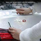 Emblem Removal Tool, Aluminum Alloy Car Surface Logo Plate Line Remover Tool with Replacement PE Cables, Line Remover for Eas
