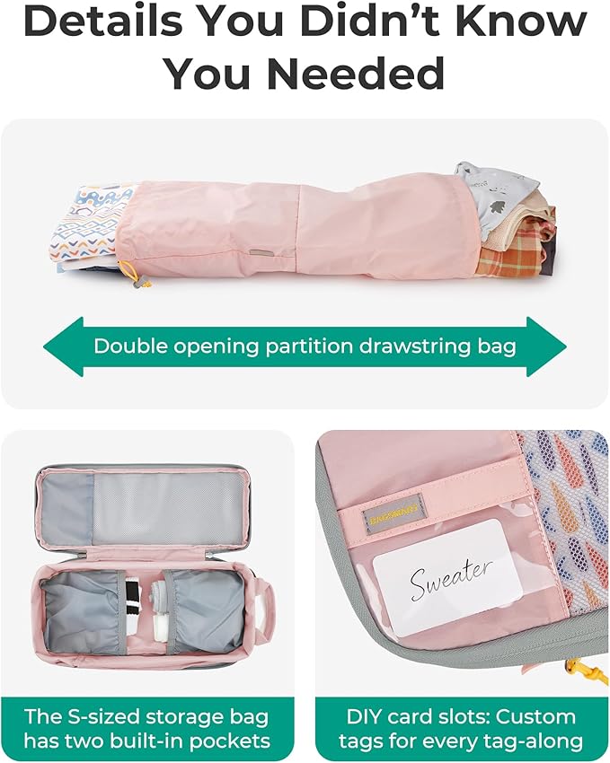 BAGSMART 6 Set /4 Set/2 Set Compression Packing Cubes for Travel, Lightweight Luggage Organizer Bags, Durable Space Saver Bag