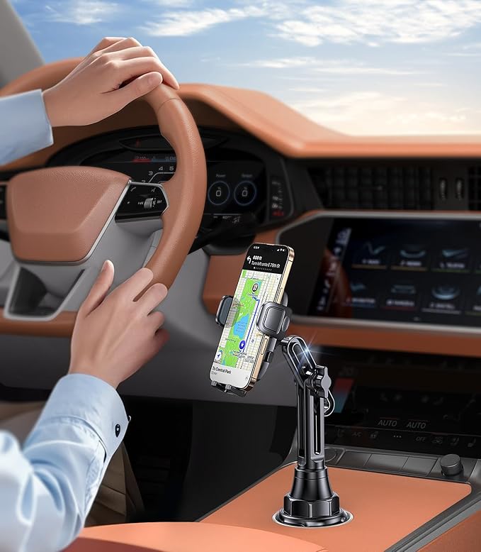 Coolpow Cup Holder Phone Holder for Car Phone Holder Cup Holder Phone Mount【Ultra Stable & Never Shake】 Phone Holders for You