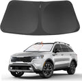 Front Windshield Sun Shade Foldable Car Front Window Sun Shade Windshield Shade Custom Fit for 2021-2025 2026 Kia Sorento SUV Block UV Rays Accessories Heat Keep Cooler