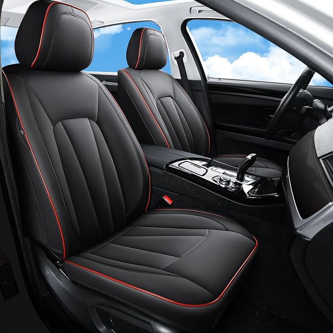 Car Seat Covers Full Set,Waterproof and Breathable Luxury Leather Seat Covers,Non-Slip Driver Seat Cushion,Automotive Seat Pr