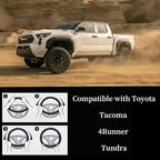 Yangday Leather Steering Wheel Cover for Toyota Tacoma 4Runner Tundra, 15.5-16 inches Car Steering Wheel Cover with Anti-Slip