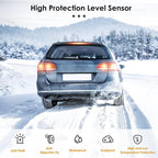 Tymate RV Tire Pressure Monitoring System, Solar Charge TPMS, 6 Sensors & 5 Alarm Modes, M7-3 2024 Updated Color Display, W/Repeater for Longer Distance Transmission, 0-87 PSI for RV Trailer Camper