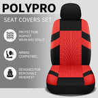 Pariitadin Car Seat Covers Front Pair, Washable and Breathable Seat Covers for Cars, Universal Fit Car Interior Covers for Mo