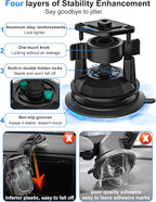 Tablet Holder Mount for Car - Anti-Shake Dashboard Windshield Sunroof Stand for Truck/Car/Pickup/Van, Heavy Duty Metal Tablet Mount for 4-12.9" iPad Pro Air Mini, Z Fold, iPhone