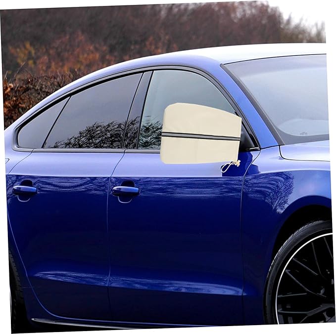 2pcs Car Side Mirror Cover Reflective Strip Frost for Rear View Mirrors Easy Installation Fit for Vehicles