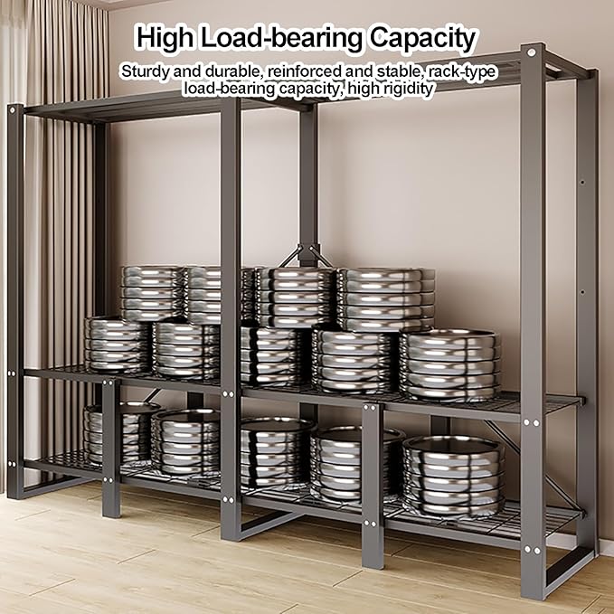 Foldable Closet Wardrobe For Hanging, Portable Closet Steel Simple Wardrobe Storage, Covered Clothes Rack, Metal Clothing Gar
