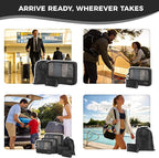 8-Piece Compression Packing Cubes for Travel, Ultralight Sleek Luggage Organizer Set for Business Trips & Frequent Travelers,