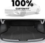 LASFIT Cargo Mat for Hyundai Elantra 2026 2025 2024 2023 2022 2021 & Elantra N 2022-2026, All Weather TPE Custom Fit Elantra & Elantra N Trunk Mat, Black