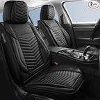 Car Seat Covers, Breathable & Waterproof Faux Leather Automotive Seat Covers for Cars SUV Truck Sedan, Universal Anti-Slip Dr
