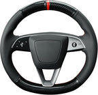 MEWANT DIY Stitching Steering Wheel Cover Wrap for Tesla Model 3 Highland 2023-2025/Model Y 2025 Accessories
