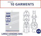 Hefty Shrink-Pak Vacuum Storage Bags - Space Saver for Under Bed Storage, Clothing and Comforters, 3X More Storage Space - 3 