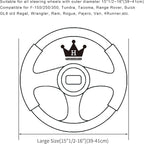 Fuzzy Winter Steering Wheel Covers for Women, Warm Cute Fluffy Car Wheel Cover for F150, Trucks, Jeep, Van, Soft Furry Auto Plush Large Car Handle Cover for Cold Weather, 15.2-16in, Blue