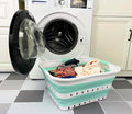 SAMMART 42L (11 gallon) Collapsible Plastic Laundry Basket - Foldable Pop Up Storage Container/Organizer - Space Saving Hampe