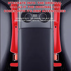 2PCS Car Seat Gap Filler Organizer,Multifunctional Car Gap Fillers with USB and Phone Holder, Universal Car Seat Storage Organizer Between Seats for Phone, Keys, Eyeglasses(Red)