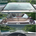 Nano Ceramic Car Front Window Film 99% Anti UV Heat Insulation Sun Blocking Solar Window Tint for Car Windshield Rear Side Window, 60Inch X 50Feet Roll 80% VLT
