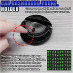 Multifunction Car Anti-Slip Mat, Rotatable Temporary Parking Number, Universal Auto Dashboard Organizer Pad Accessory for Pho