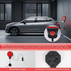 Garage Parking Sensor, Adjustable Garage Car Stop Indicator with Red/Yellow/Green LED Display, Set Stop Distance 6"–6 Ft, Bat