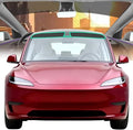 AUTOTEK Windshield Sun Strip for Tesla Model 3 2024-2026, 2 Ply Front Windshield Strip Tint Heat Blocker & UV Protection, Anti-Glare Precut Sunshade Window Tint Film, Car DIY Accessories