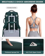 LOVEVOOK Large Travel Backpack for Women, TSA Carry on Backpack for Airplanes, 40L Personal Item Travel Bag for Women fits 17