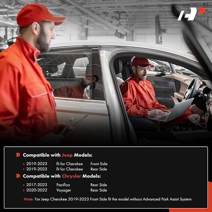 A-Premium PDC Reverse Backup Parking Aid Assist Sensor Compatible with Jeep and Chrysler Models - KL Series Cherokee 2019-202