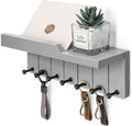 Rebee Vision Modern Key Holder Wall Mount - Decorative Key and Mail Holder for Wall with Shelf - Elevate Your Space with Chic