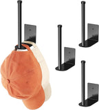 4 Pack Hat Racks for Baseball Caps, Stainless Steel Hat Organizer for Baseball Cap, Hat Holder Storage Organizer, H at Hanger
