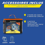 MICHELIN Easy Grip Evolution Snow Chains, Set of 2, Compatible with Car, 17/18 inches, High-performance, High-tech Composite 