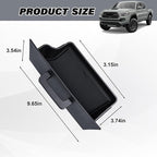 JKCOVER Storage Drawer Tray Compatible with 2016-2023 Toyota Tacoma Secret Compartment Front Gear Shift Center Console Organizer Hidden Storage Box Interior Accessories(Patent Design)