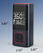 Cordless Tire Inflator 150PSI Portable Air Compressor with Auto Shutoff, Air Pump for Car Tires, Motorcycle, Bike, Balls, Inflatables, LED Light, Red, Standard Capacity