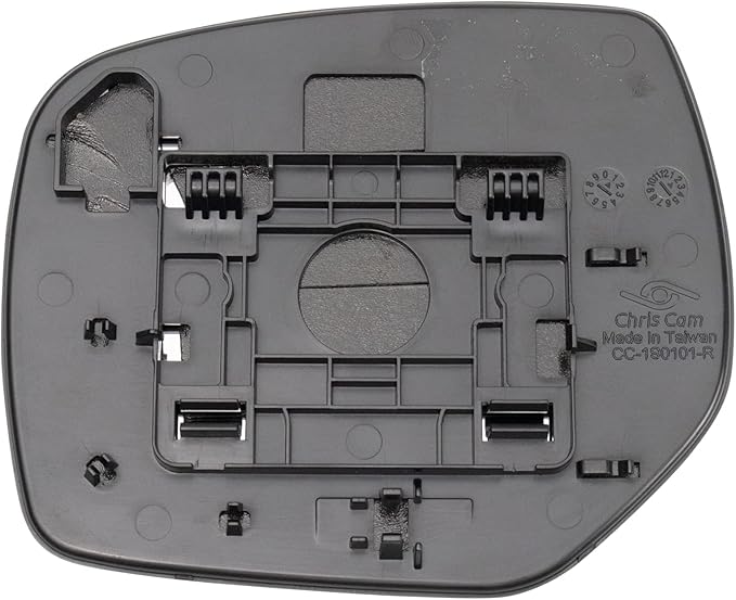TRQ Passenger Side Mirror Glass Convex with Backing Plate For Factory Equipped Mirrors Only Compatible with 2014-2018 Subaru 